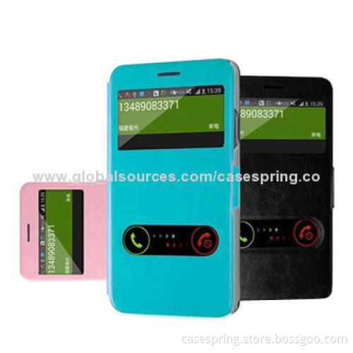 Leather Mobile Phone Cases for Samsung Galaxy Note 3 with Durable and Lightweight